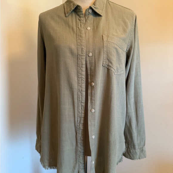 Thread & Supply Tops - Thread & Supply Olive Green Shirt